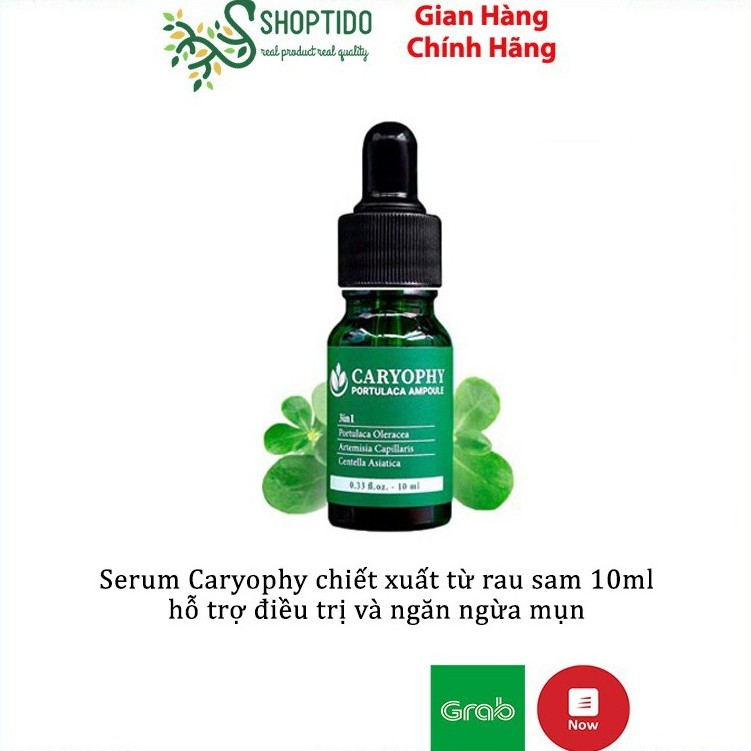 Serum Caryophy Portulaca Ampoule hỗ trợ phục hồi da mụn chiết xuất từ rau sam 10ML NPP Shoptido | BigBuy360 - bigbuy360.vn