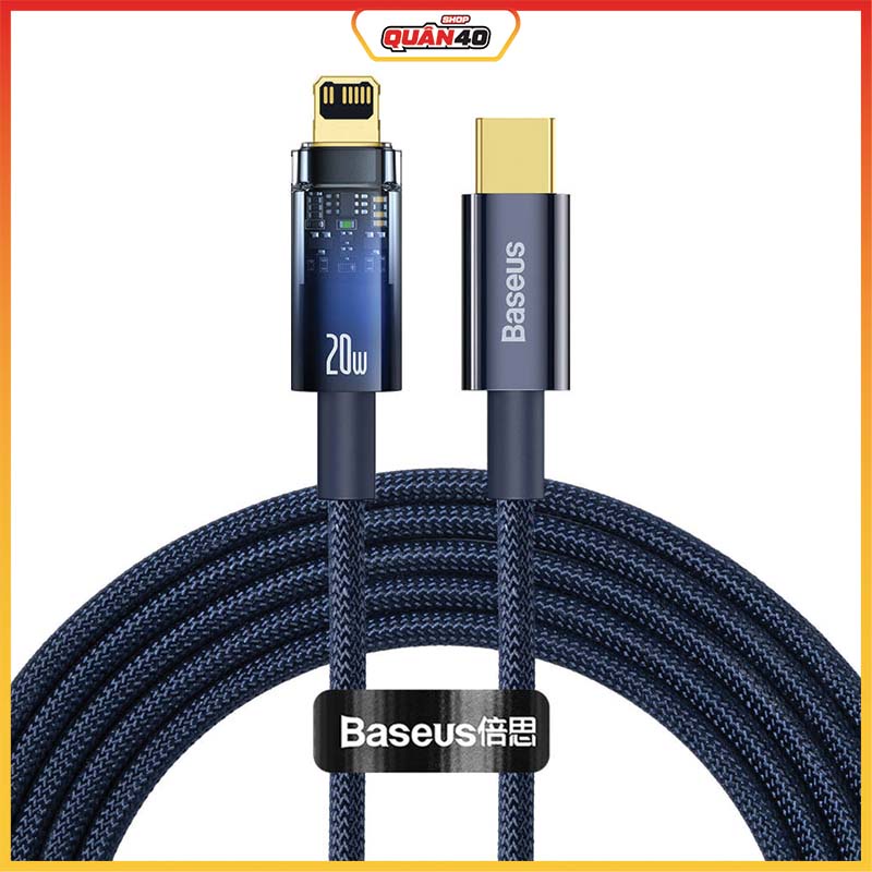 Cáp Sạc Nhanh Baseus Explorer 20W Tự Ngắt Gen2  - Hàng Chính Hãng