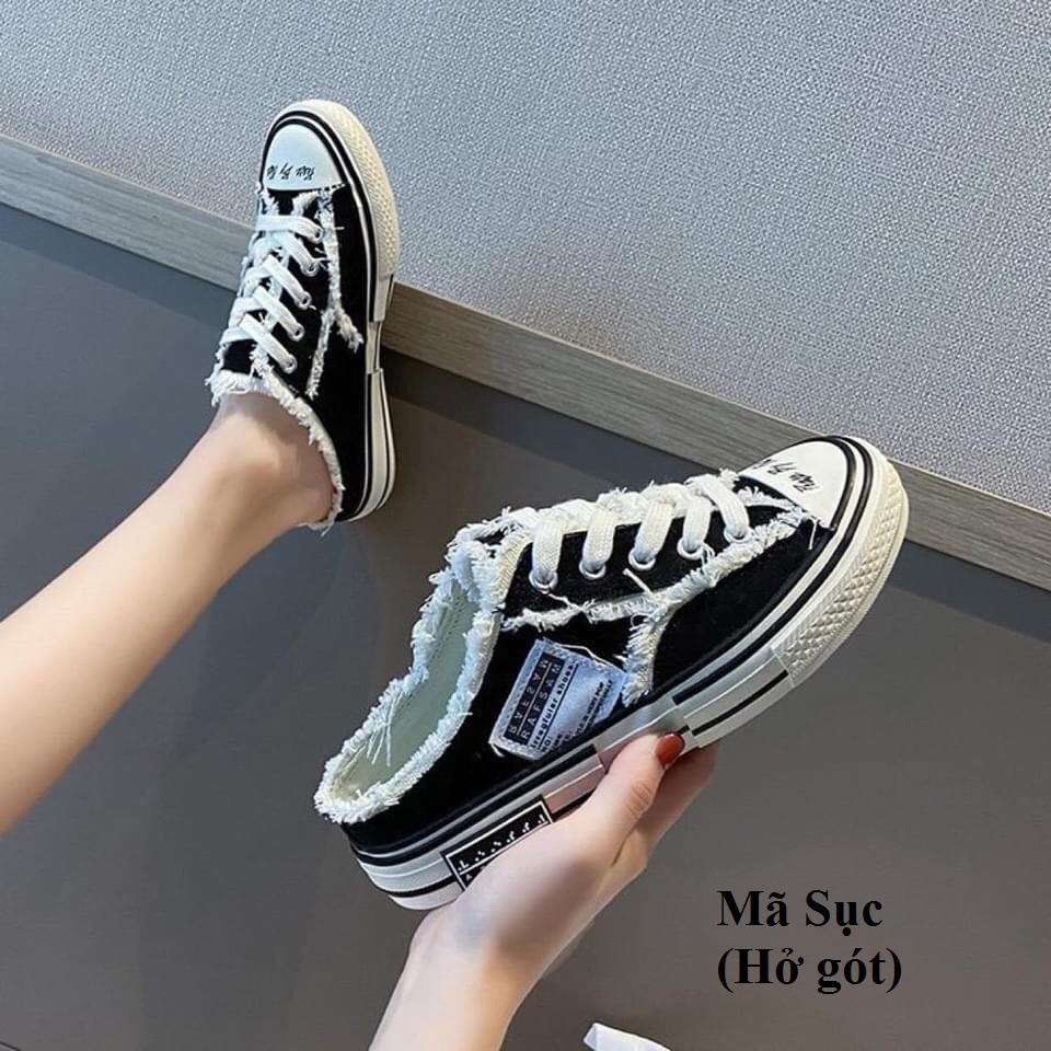 GIÀY VÀ SỤC THỂ THAO VIỀN RÁCH HOT 2021 (Form rộng nên đi lùi size)