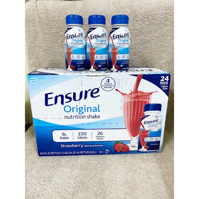 [HÀNG MỸ] Sữa Ensure Original Mỹ dạng nước 237ml.