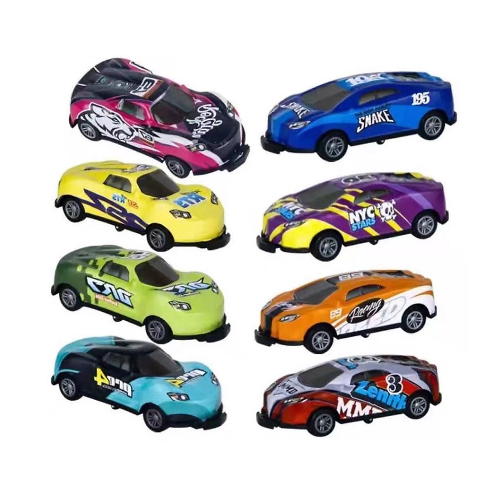 Xe oto đồ chơi Siêu xe lật nhảy xoay 360 độ - Ô tô hợp kim chạy đà bền đẹp cho bé