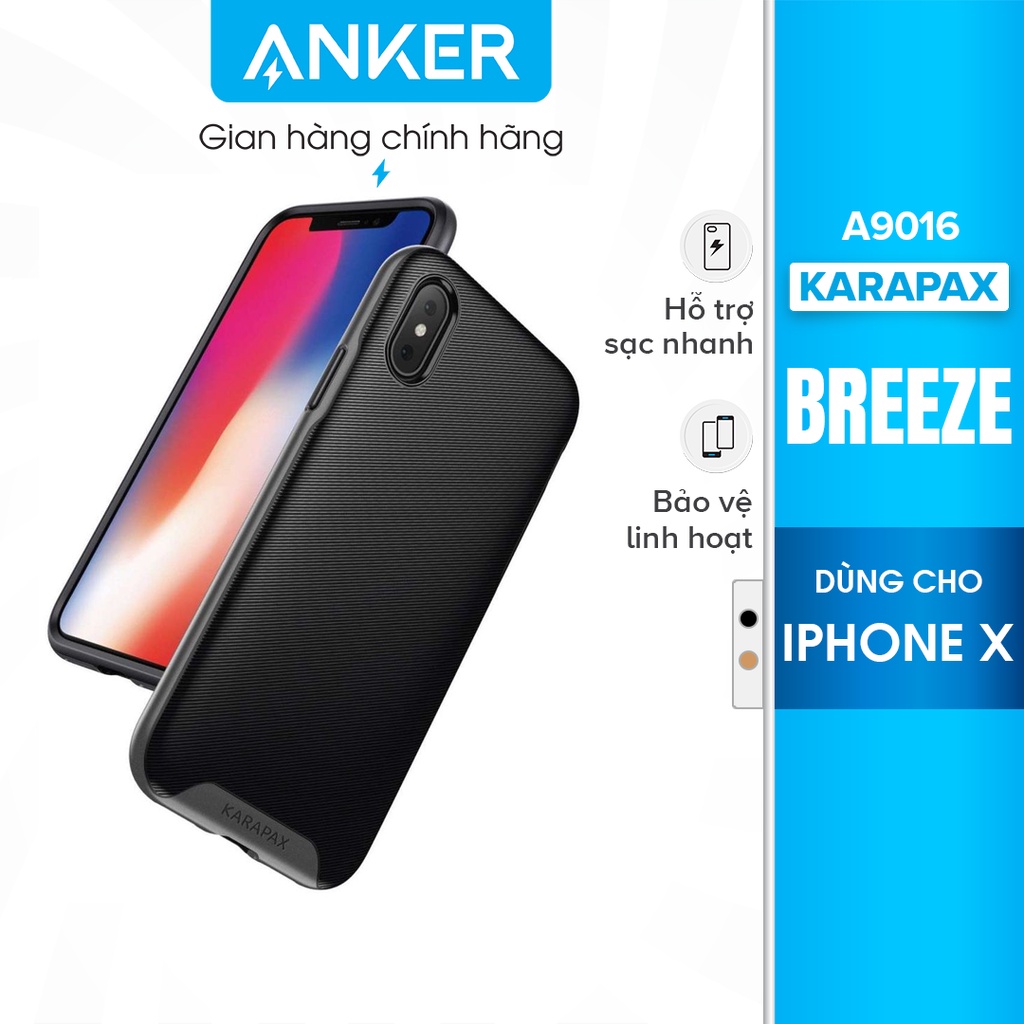 Ốp lưng ANKER Karapax Breeze cho iPhone X - A9016