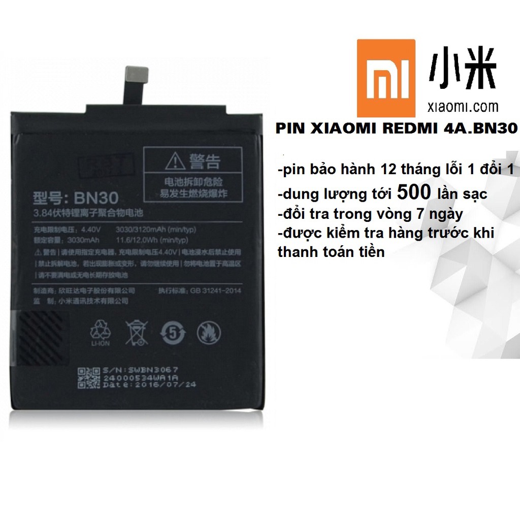 [ Dùng thử 7 ngày ] Xiaomi Redmi 4A/ BN30 Bh 12 tháng Gía Rẻ