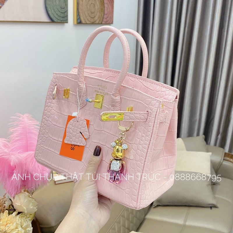 Túi xách hai quai da rắn bóng bản đẹp size 20- 25cm