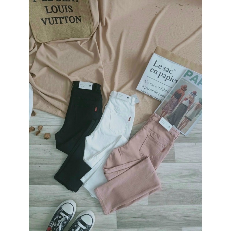 Quần skinny lưng cao