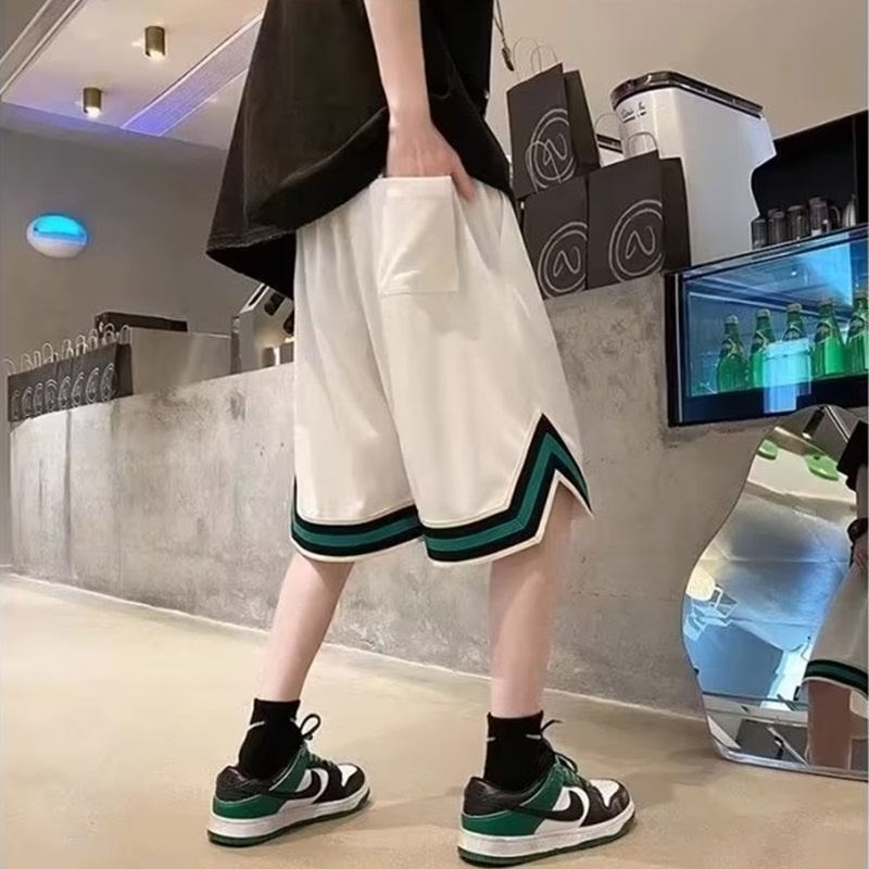 Quần Short Thể Thao Bóng Rổ Mỹ Dáng Rộng Thời Trang Mùa Hè Dành Cho Nam M-3XL