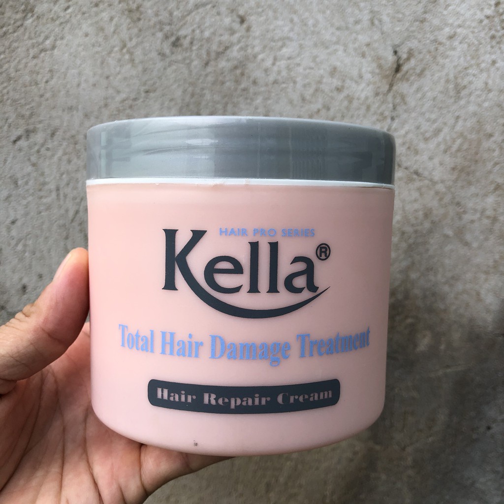 Hủ Hấp dầu tóc KELLA Hair Nourish Cream 500ml đỏ/hồng Ủ hấp tóc