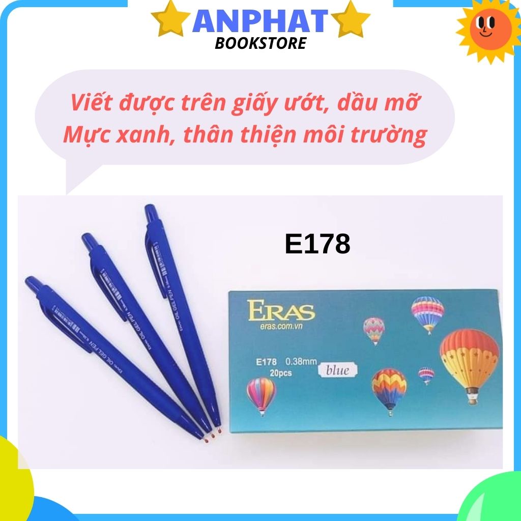 Bút Bi Tam Giác 0.5mm Eras E178