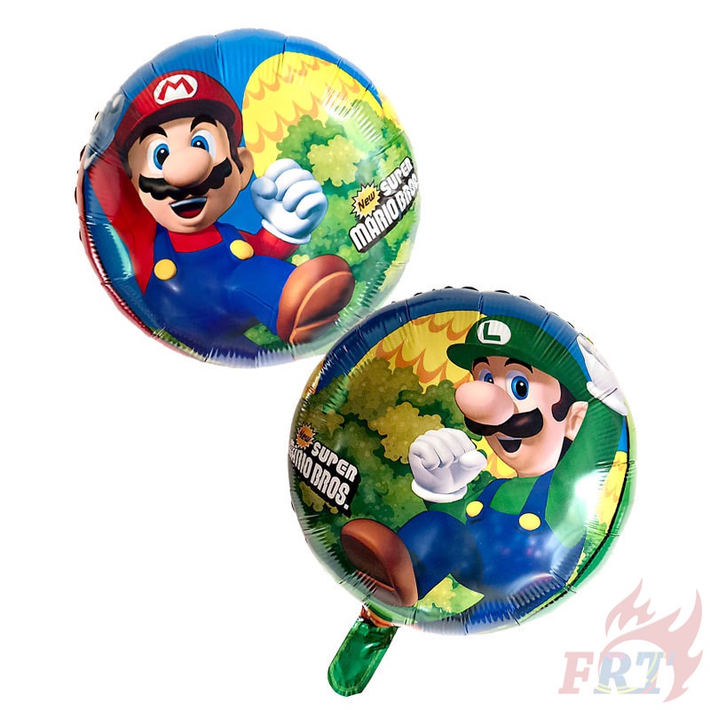 ♦ Trang Trí Tiệc - Bong Bóng ♦ 1 Bong Bóng Kiếng Kiếng Hình Super Mario Dùng Trang Trí Tiệc Sinh Nhật