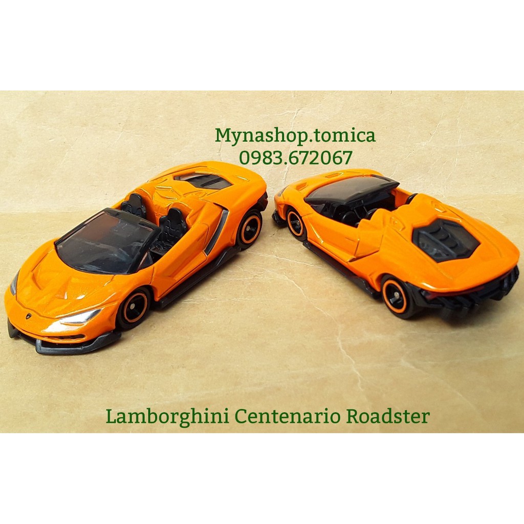 Đồ chơi mô hình tĩnh xe tomica không hộp, Lambor Centenario Roadster
