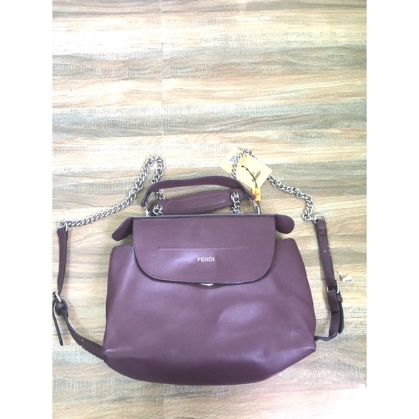 Balo nữ đeo chéo nữ Fendi màu tím đi học đi chơi cực xinh đẹp ❤️ Freeship ❤️