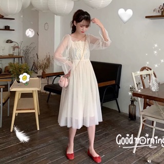 Váy trắng xinh như công chúa❤váy trắng chụp kỉ yếu