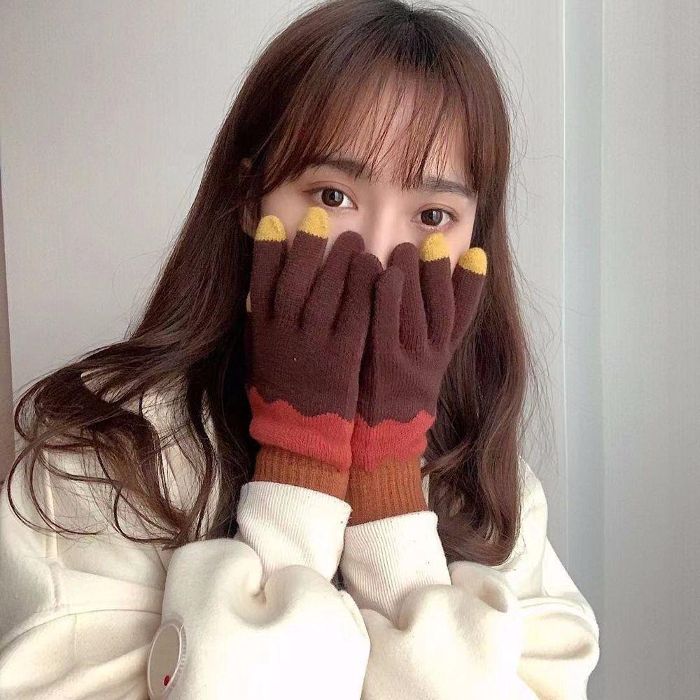 Găng Tay Len Co Giãn Họa Tiết Hoa Đơn Giản WMES15H Cho Nam Và Nữ