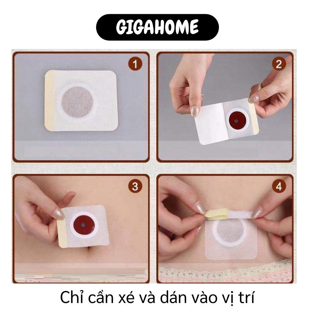 Miếng Dán Giải Độc Tố GIGAHOME Combo 40 Miếng Dán Tan Mỡ Bụng 6586