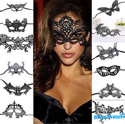 Mặt Nạ Ren Hóa Trang Halloween Quyến Rũ Dành Cho Nữ