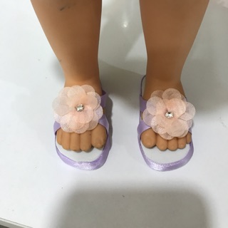 Dép đính hoa xinh xắn cho búp bê Ani/AG/OG/JG...