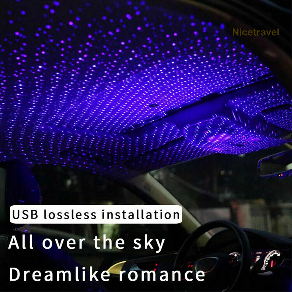 Đèn Led Chiếu Hình Bầu Trời Đầy Sao Xoay Tự Động Usb Trang Trí Nội Thất Xe Hơi | BigBuy360 - bigbuy360.vn