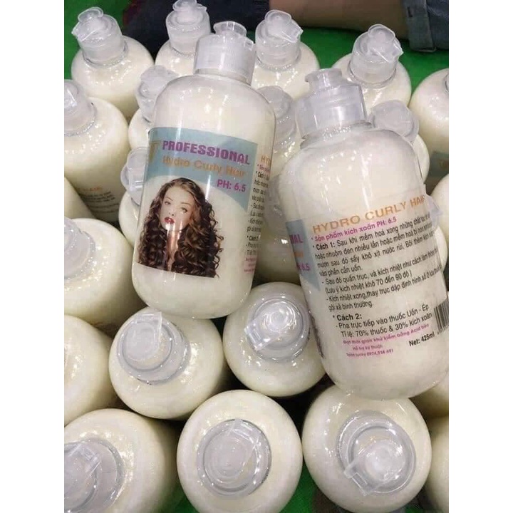 KÍCH XOĂN TNT [FreeShip] Thuốc Kích Xoăn Tóc Hydro Curly Hair 425ml Chính Hãng Công Ty TNT