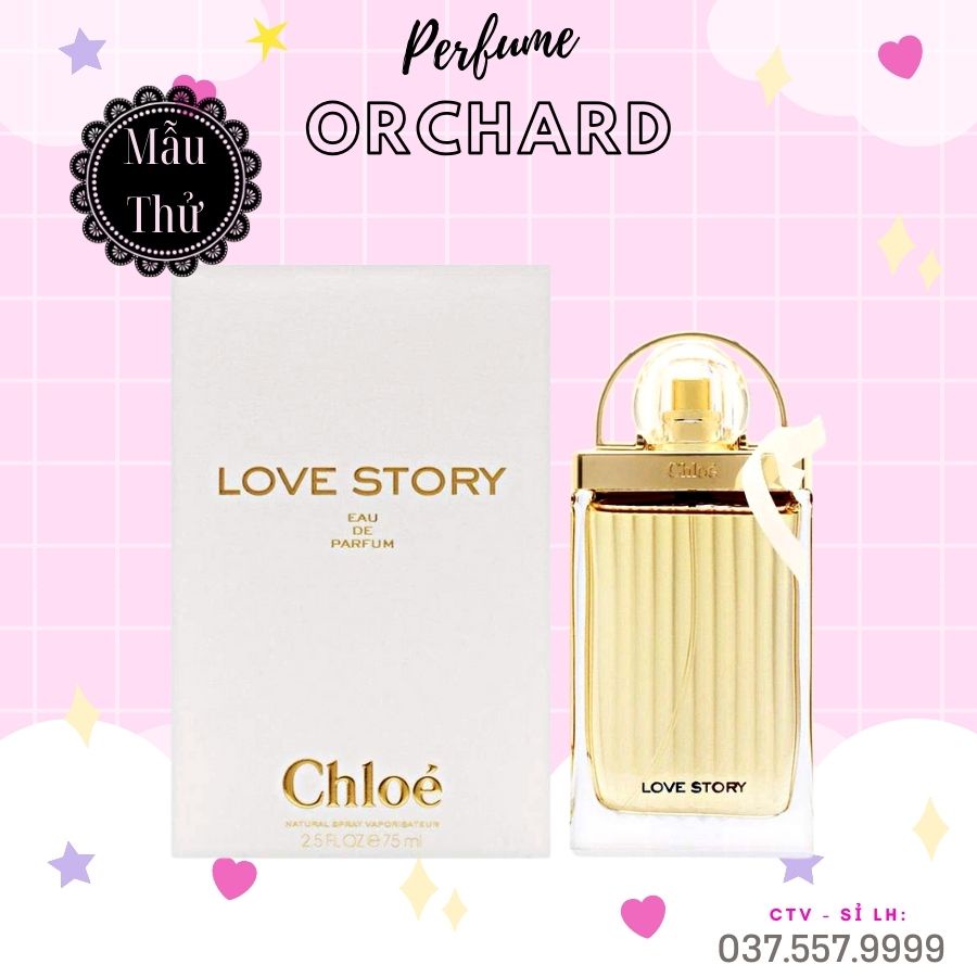 Nước Hoa Chloe Love Story, Nước Hoa Mini Nữ