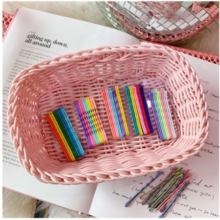 Set 10c Kẹp Tăm Nhiều Màu Sắc Xinh Xắn Đáng Yêu Cho Bạn Nữ Mơ House