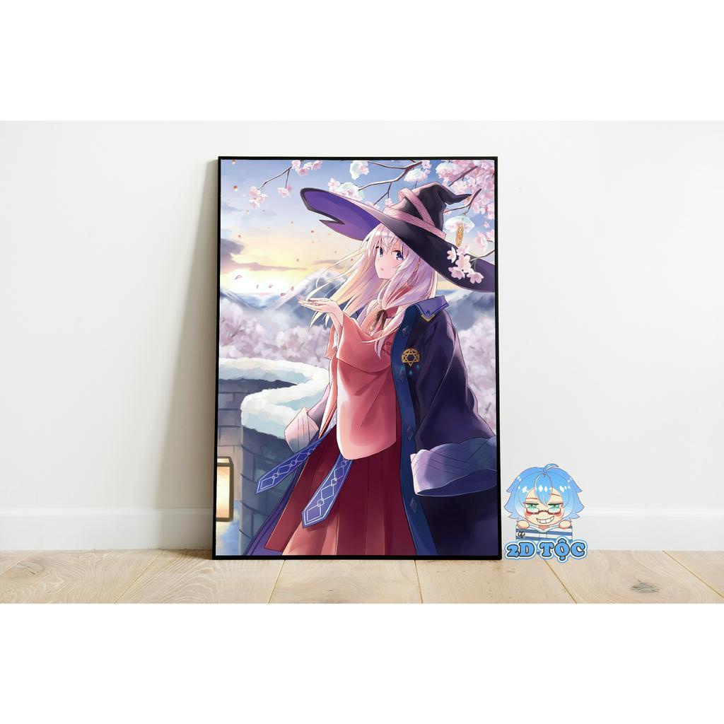 TRANH POSTER A3 Anime Manga Hành trình của Elaina Majo no Tabitabi (1) CHẤT LIỆU GIẤY CAO CẤP - 2D Tộc Shop