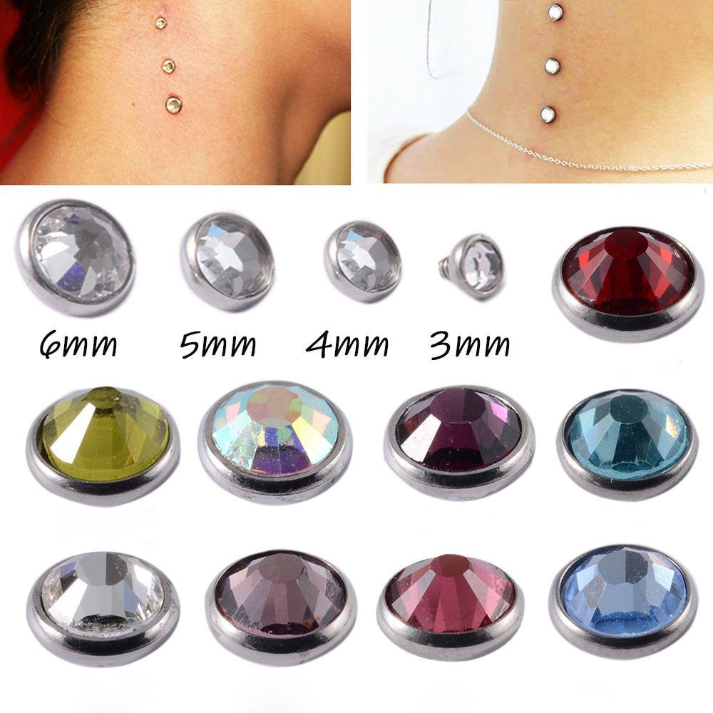 Khuyên Xỏ Da Màu Sắc Xanh Dương Nhạt ROWANS CZ|Mỏ Neo Chăm Sóc Da Chuyên Dụng Chất Lượng Cao