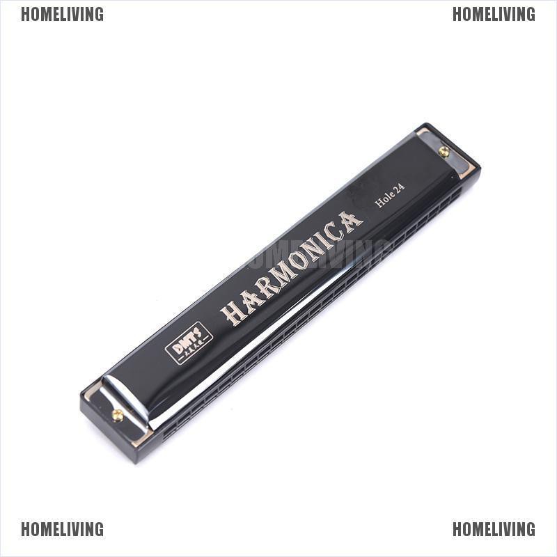 Kèn Harmonica Tremolo Hai Hàng 24 Lỗ Chuyên Dụng Chất Lượng Cao