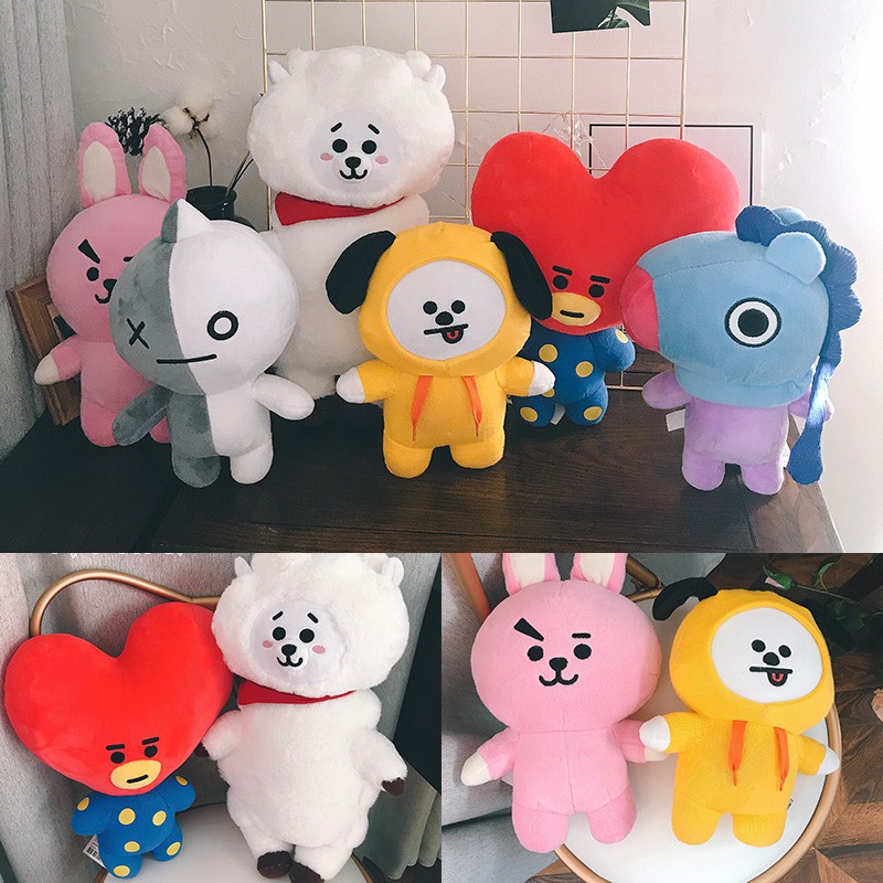 Đồ chơi nhồi bông hình nhân vật BT21 TATA SHOOKY RJ