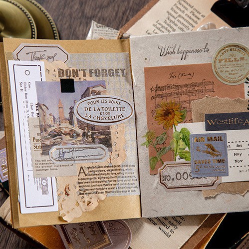 STICKER - Set Sticker Retro Labels  Trang Trí Bullet Jounals/ Planner