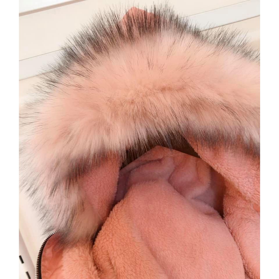 Áo khoác kaki mũ lông(màu đen) | BigBuy360 - bigbuy360.vn