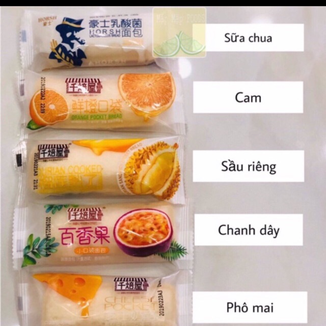Combo 10 bánh sữa chua mix vị: 40k
