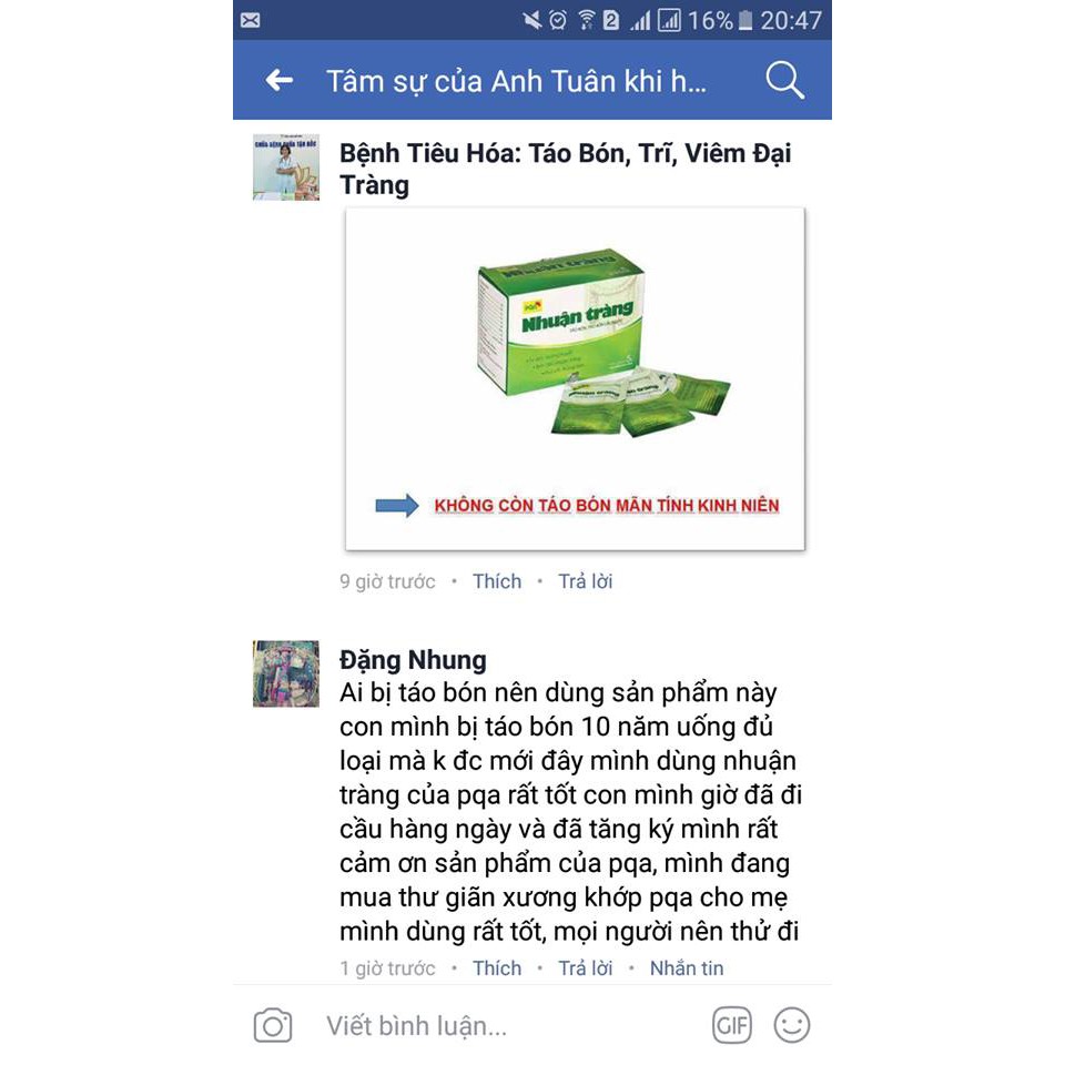 Nhuận Tràng PQA Thành Phần Từ Thiên Nhiên Giúp Giảm Táo Bón Dùng Cho Bé Bị Khó Tiêu Lâu Ngày Hộp 250ml