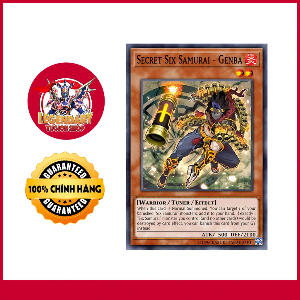 [Thẻ Bài Yugioh Chính Hãng] Secret Six Samurai - Genba