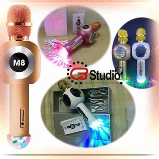 HOT'' Mic karaoke M8 Chính Hãng MỚI RẺ