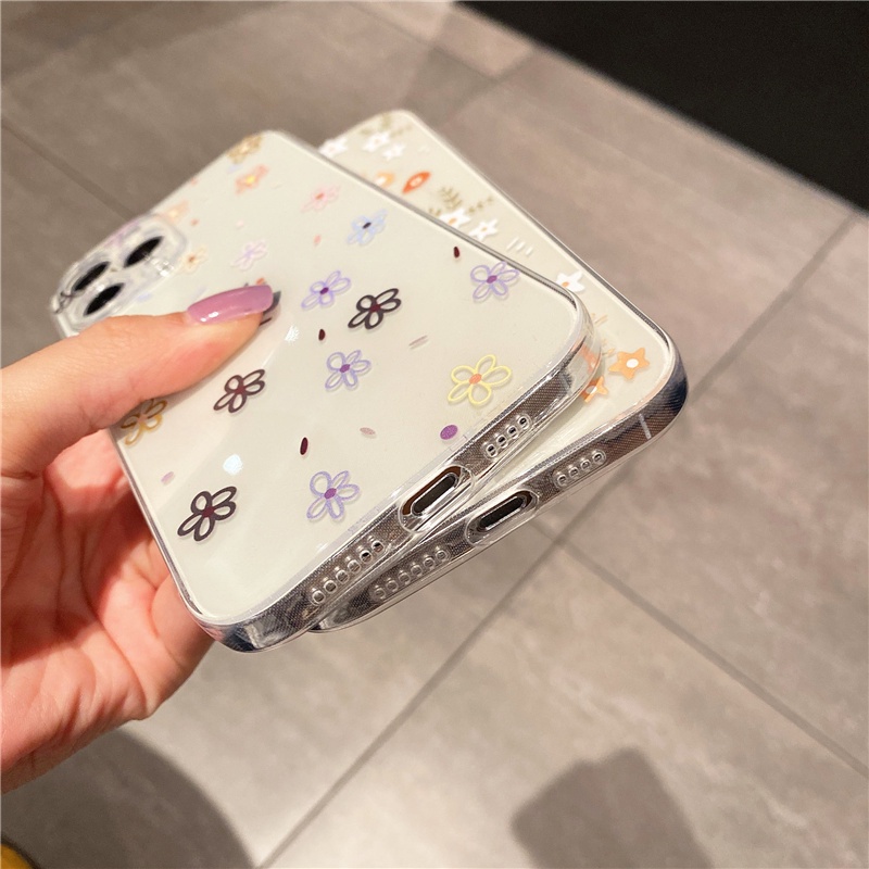 Ốp Điện Thoại TPU Dẻo Trong Suốt Họa Tiết Hoa Nhỏ Xinh Cho OPPO Reno8 Z 8Pro Reno 8 8Z 7 7Z 7Pro 6Z 6 Z Pro 5G 4G 2022