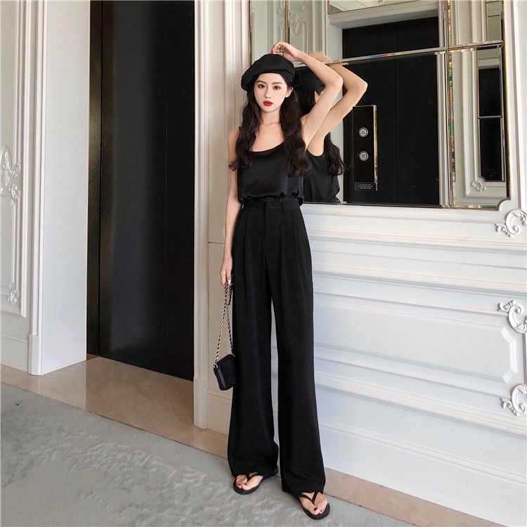 Quần cạp cao ống suông rộng dài (ORDER )- có ảnh thật | BigBuy360 - bigbuy360.vn