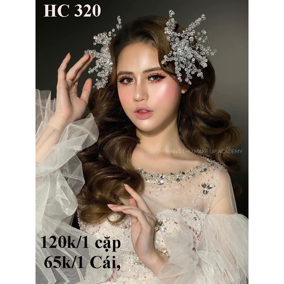 Phụ kiện cưới, hoa cài cô dâu