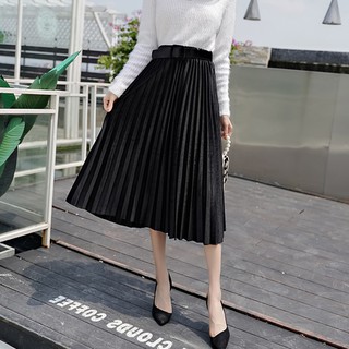 Chân váy Midi nhung kèm nịt
