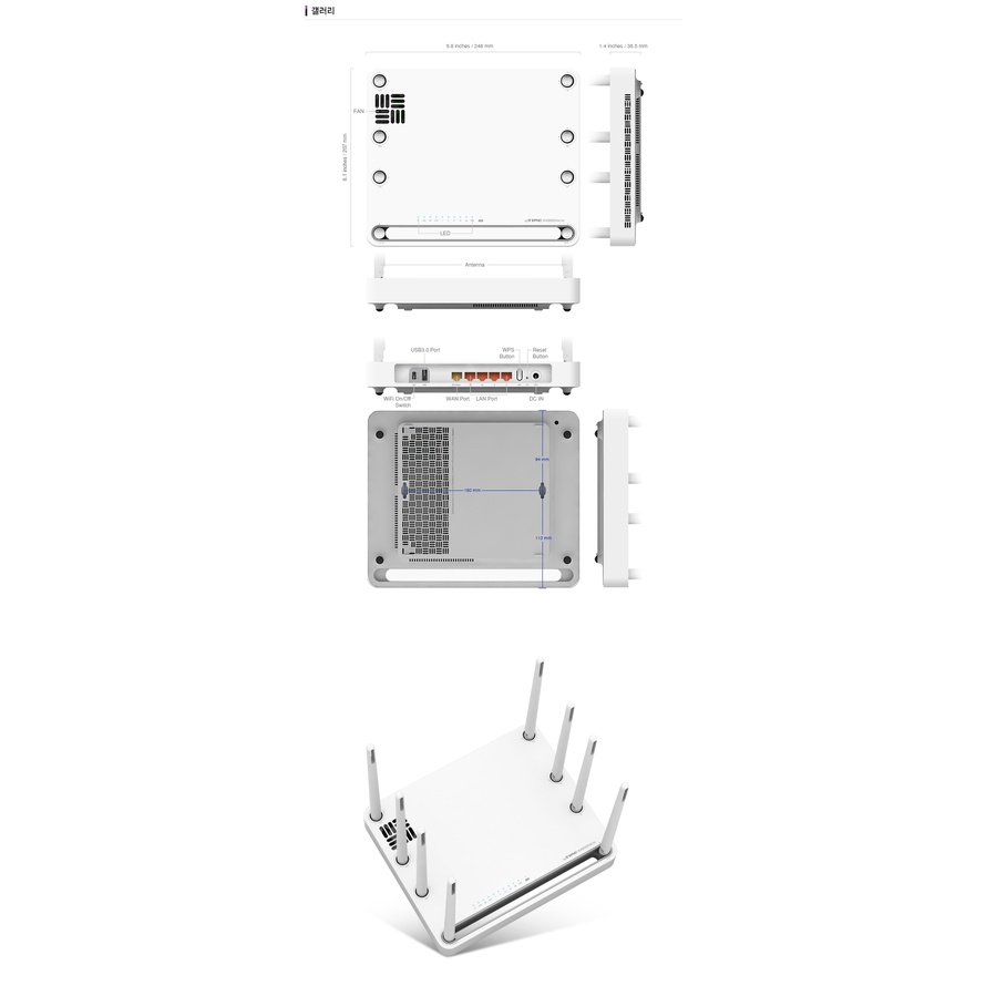 Bộ phát wifi EFM ipTIME AX8004BCM