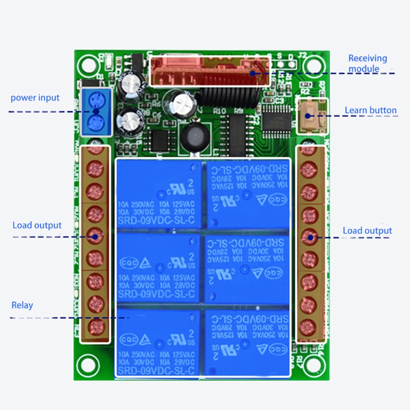 Hệ Thống Điều Khiển Từ Xa Không Dây 433 315mhz