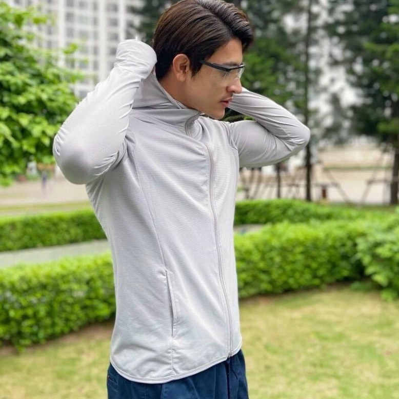 Áo chống nắng nam / Áo khoác chống nắng vải kim cương chống tia UV thoáng mát | BigBuy360 - bigbuy360.vn