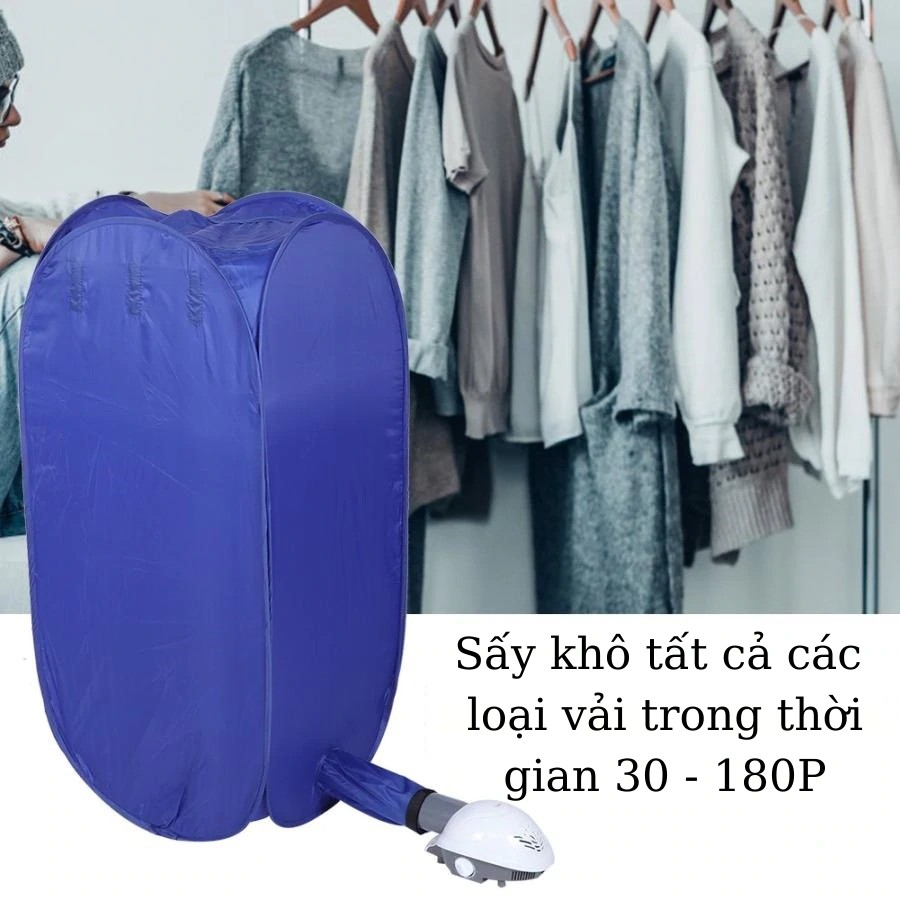 Máy sấy quần áo diệt khuẩn gấp gọn TiLoKi Air O Dry công suất 800W - Tủ sấy quần áo