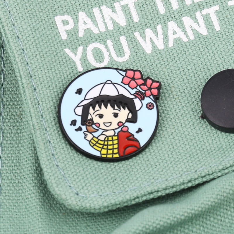 Pin cài áo Maruko-Chan Nhật Bản - GC240
