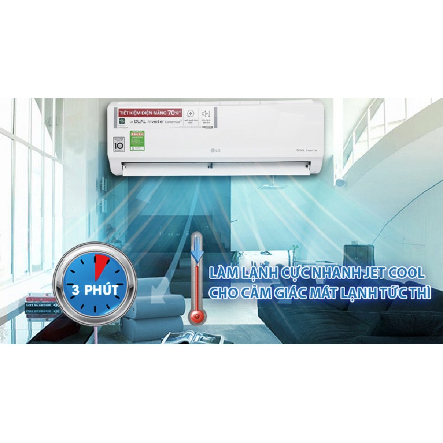 Máy lạnh LG V10ENW Inverter 1.0HP chính hãng