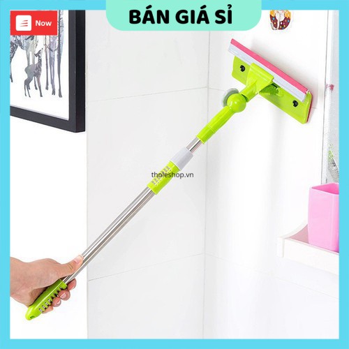 Lau kính  💯 GIÁ VỐN]   Cây Lau Kính Cán Dài Tiện Dụng, Thân Làm Bằng Inox Chống Gỉ  3004