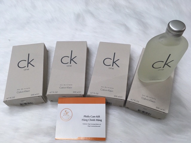 Nước hoa Unisex Calvin Klein-Ck one 200ml