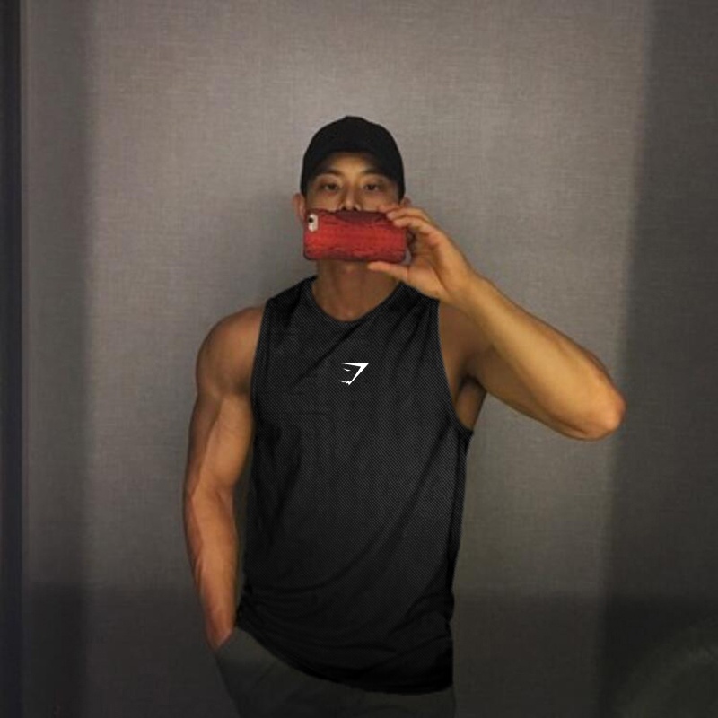 Áo Ba Lỗ Thể Thao Nhẹ Thoáng Khí Dáng Rộng Cơ Bắp Cao Cấp Cho Nam