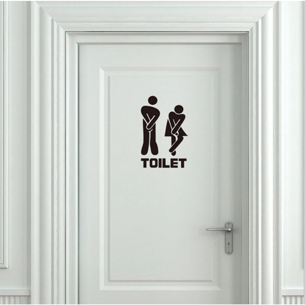 Miếng Dán Trang Trí Toilet Bằng PVC Tự Dính Chống Thấm Nước Có Thể Tháo Gỡ