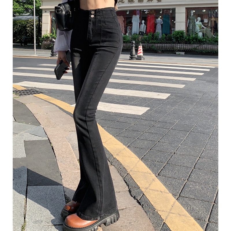 Quần Skinny Jeans Lưng Cao Thời Trang Cho Nữ