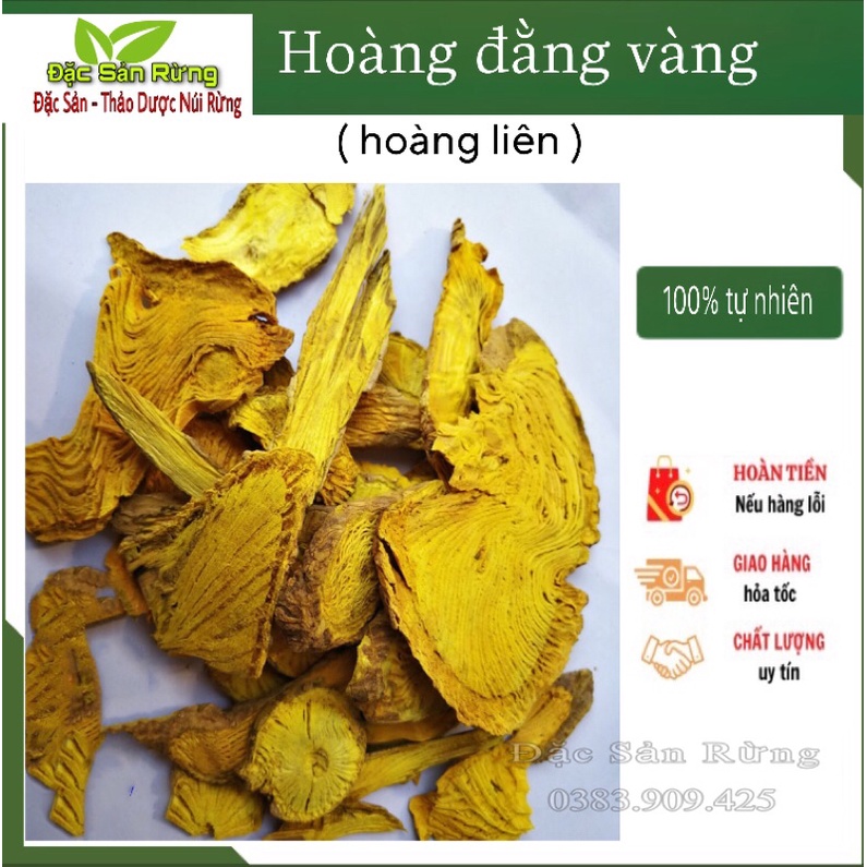 1kg Hoàng Đằng Khô Loại 1 - Vàng Đẹp